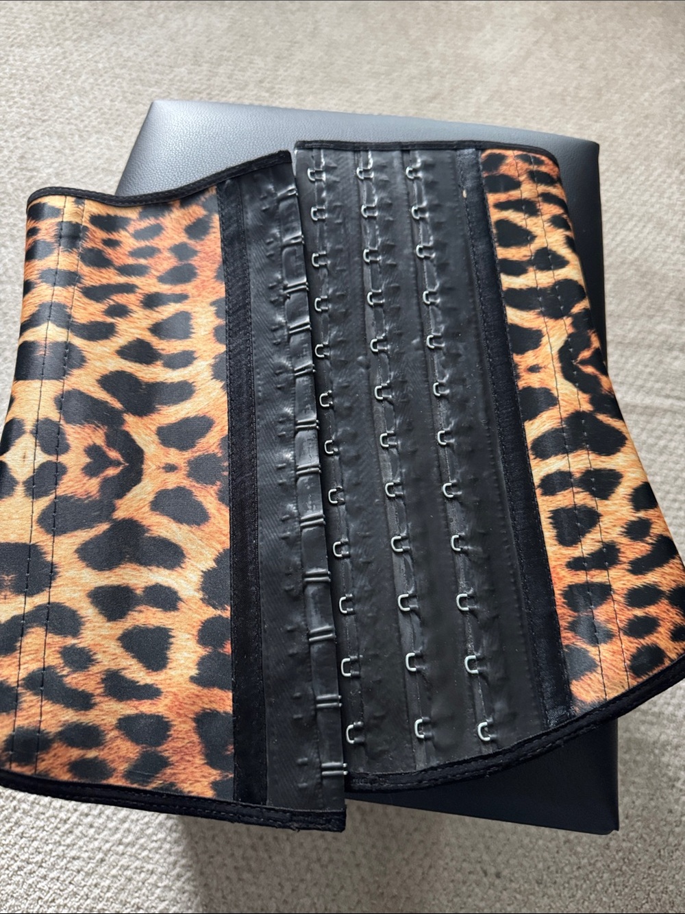 Leopard Print Waist Trainer Corset - Women Intimates